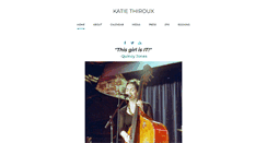 Desktop Screenshot of katiethiroux.com