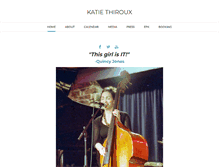 Tablet Screenshot of katiethiroux.com
